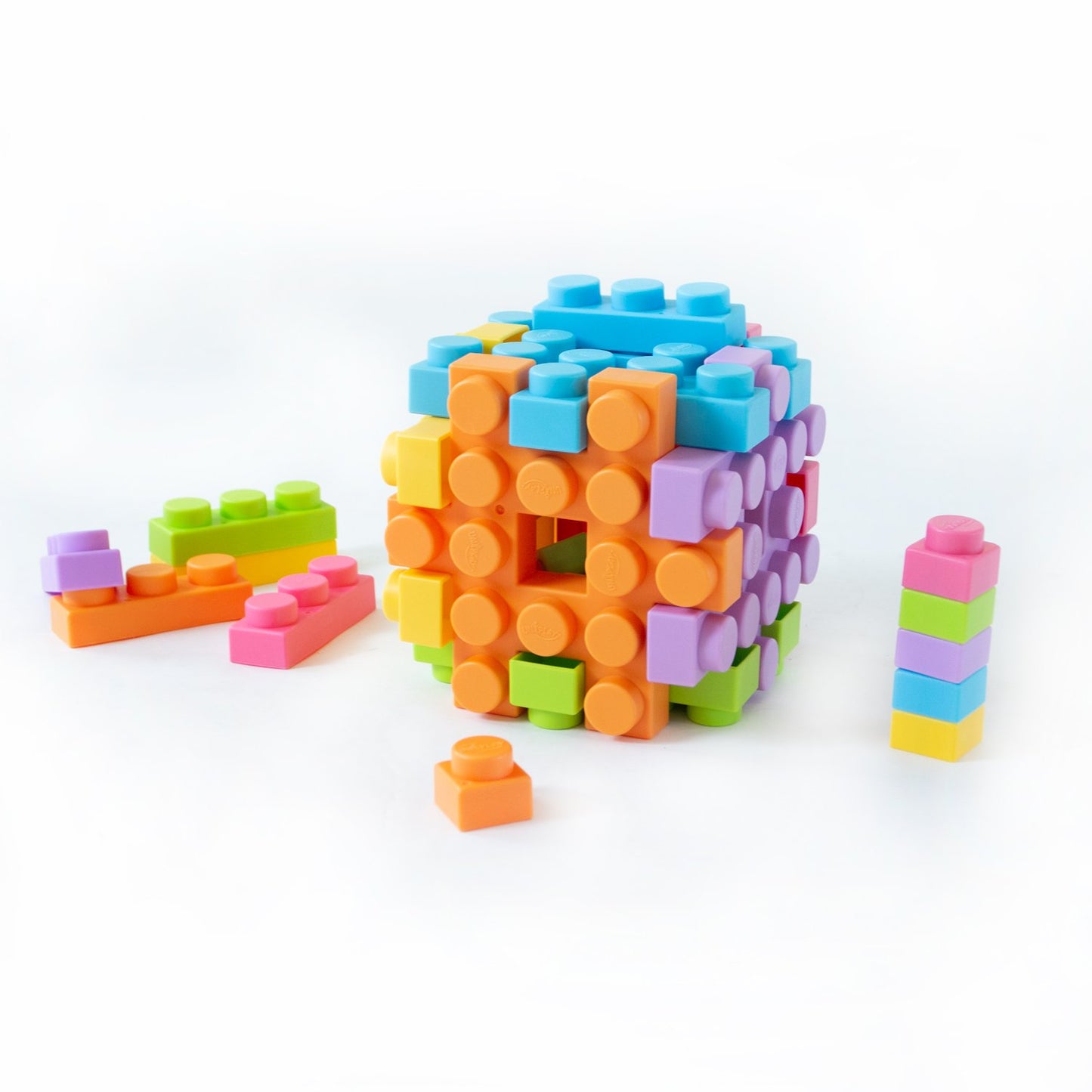 UNiPLAY Waffle Play Cube Blocks Small Cube 6 PCS