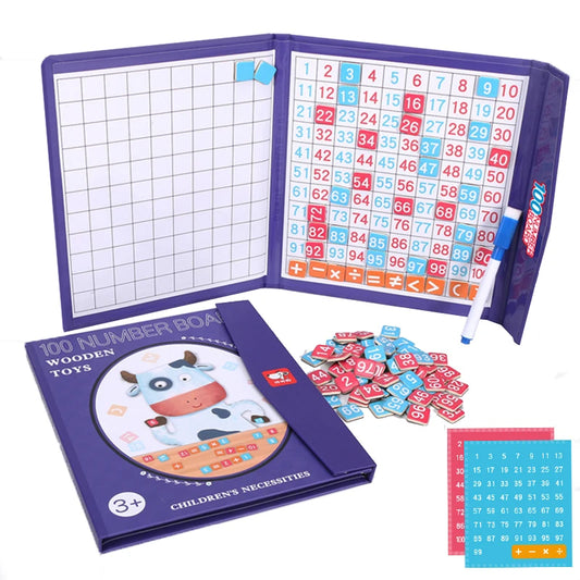 1-100 Magnetic Math Number Book