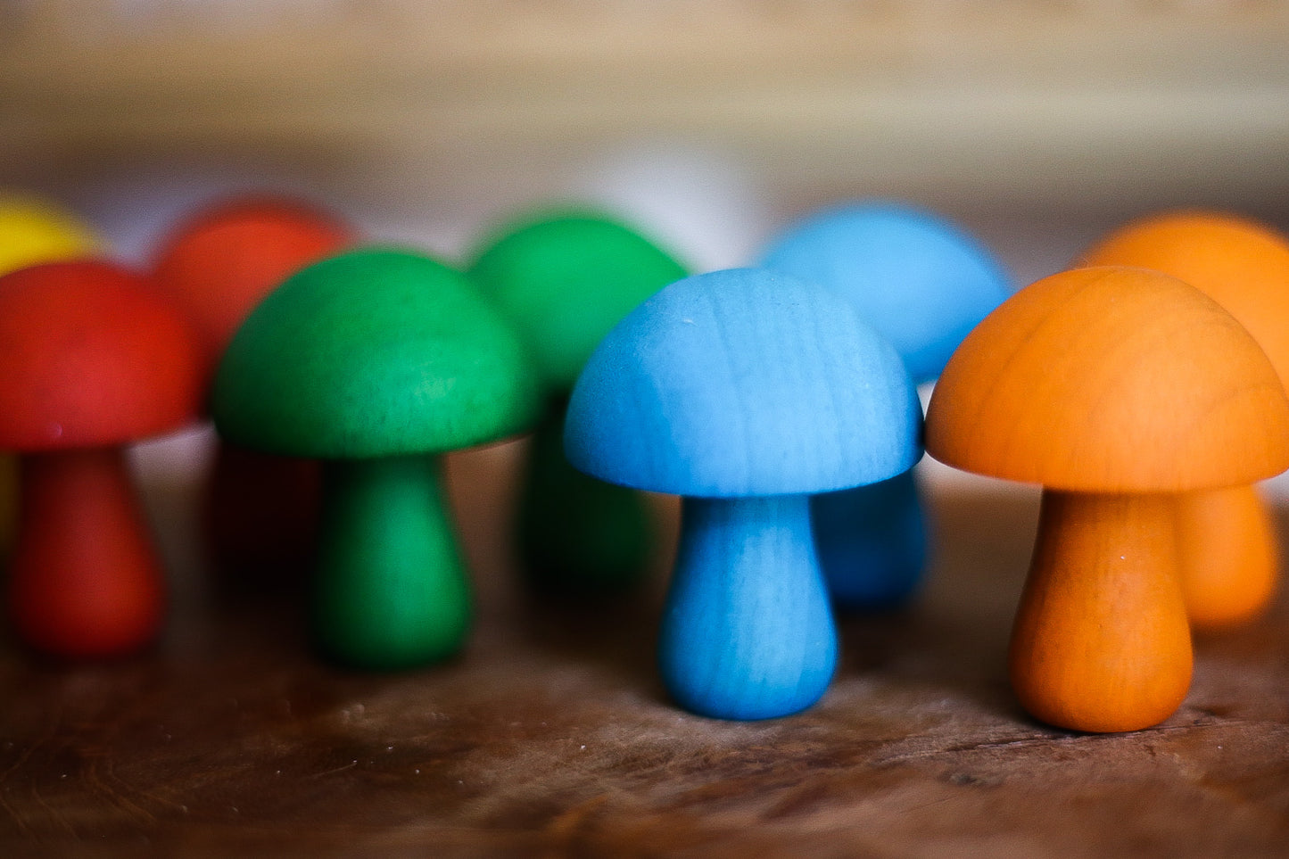 QToys Color Mushroom (Set Of 10)