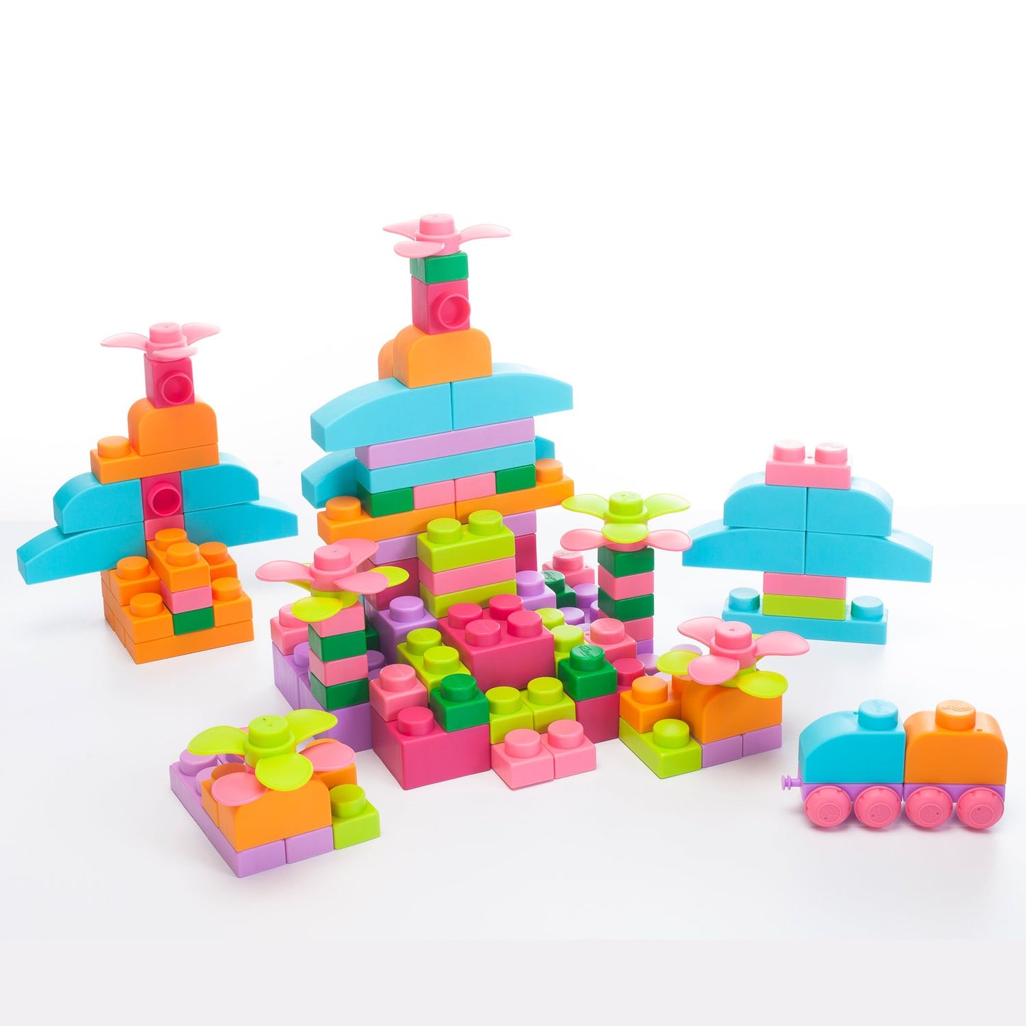 UNiPLAY Soft Building Blocks Plus Series 80pcs Pastel Color (#UN40802)