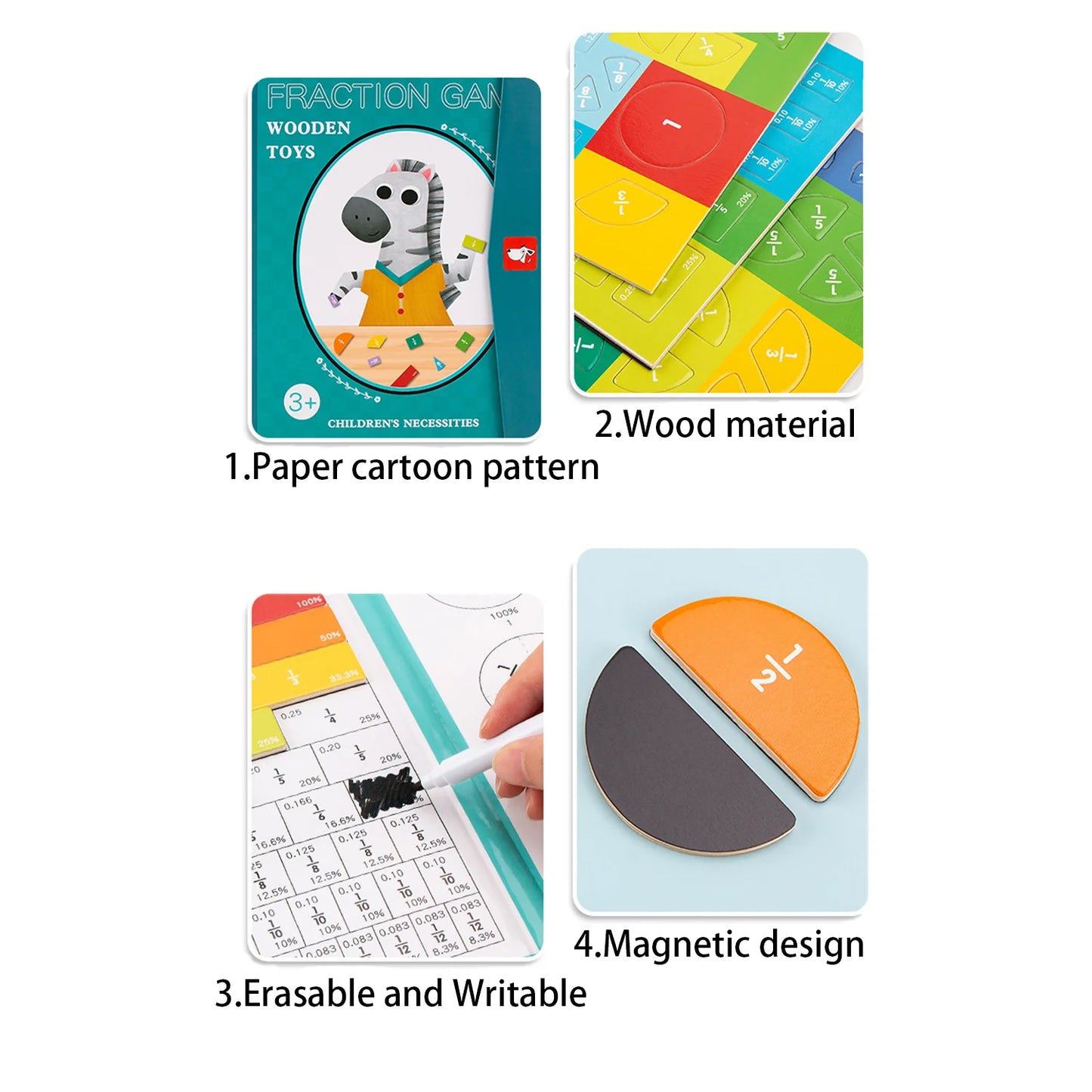 Magnetic Fraction Learning Book