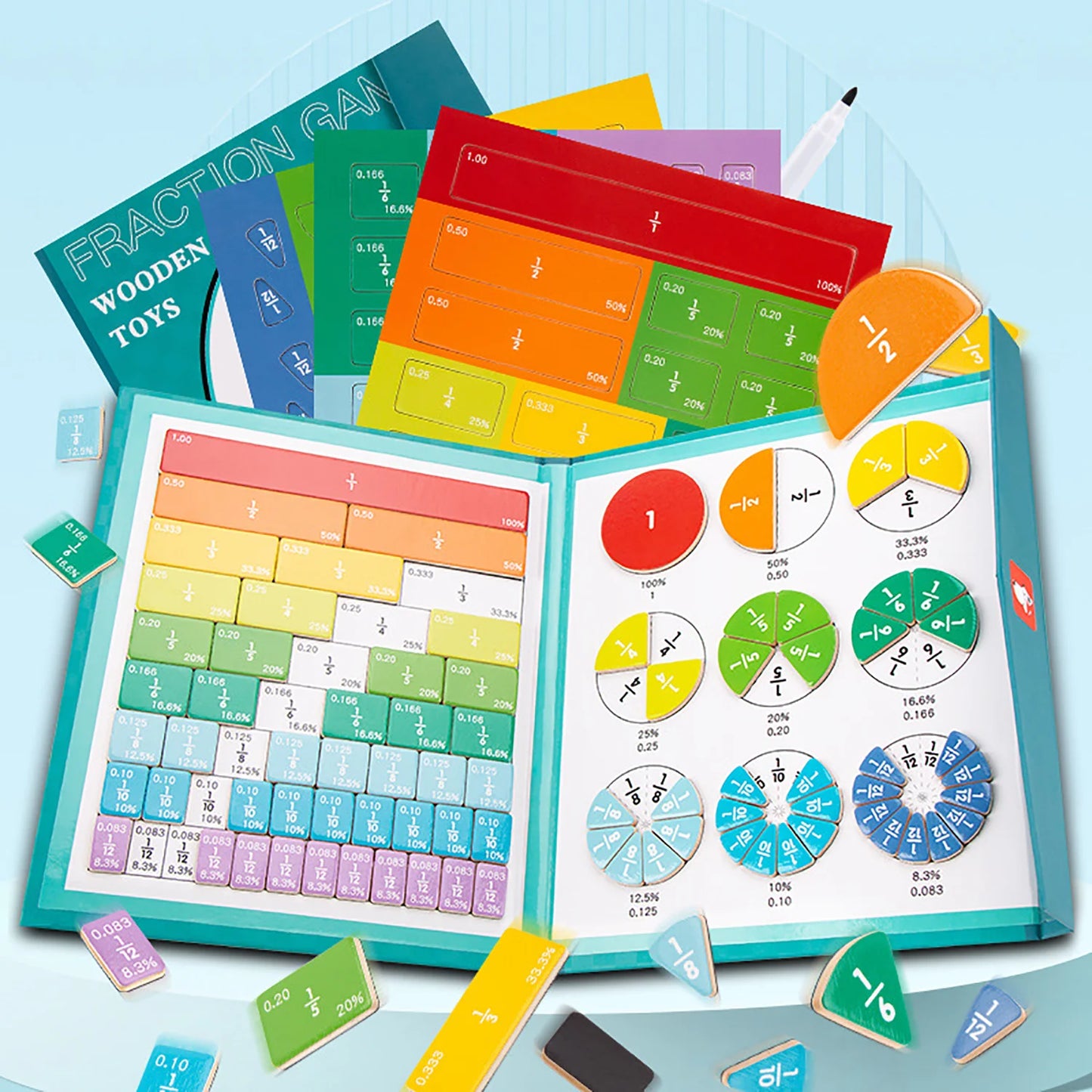 Magnetic Fraction Learning Book