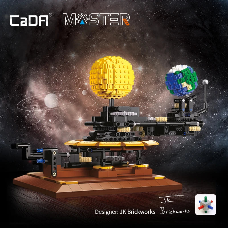 Earth, Sun, and Solar System Clock Building Blocks