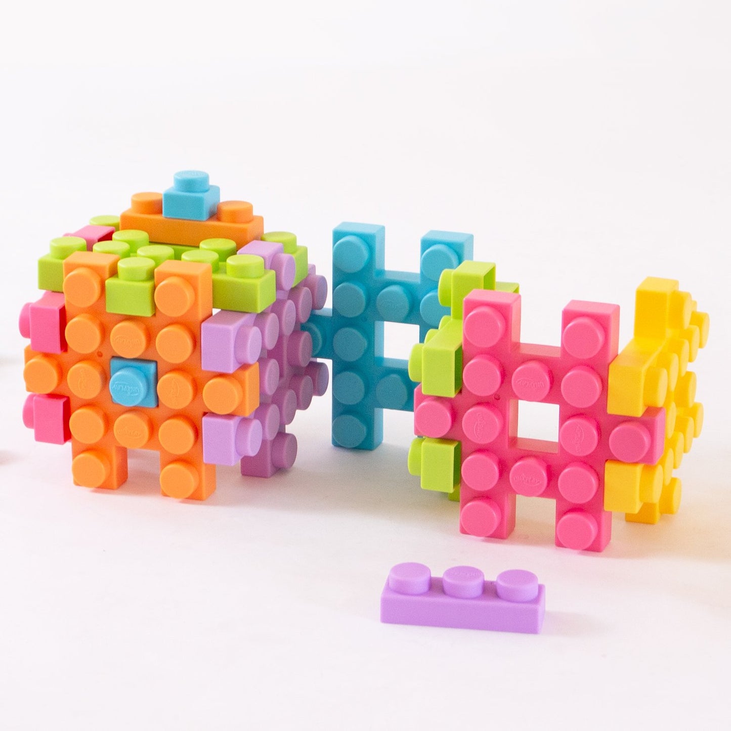 UNiPLAY Waffle Play Cube Blocks Small Cube 6 PCS