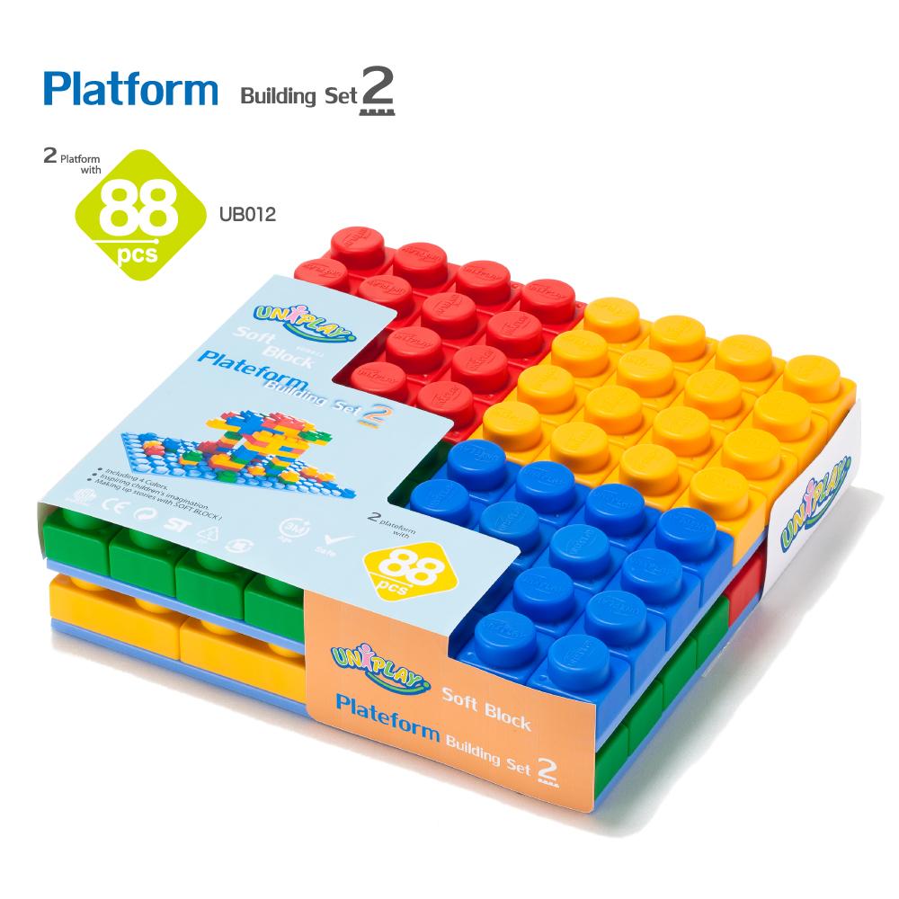 UNiPLAY Platform with 88pcs Soft Building Blocks