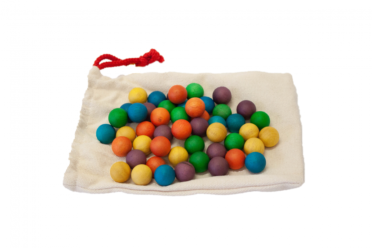 QToys Wooden Ball (Set Of 50)