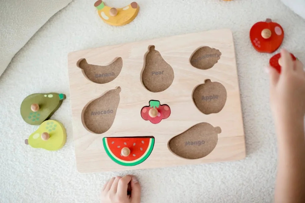 QToys Fruit Knob Puzzle