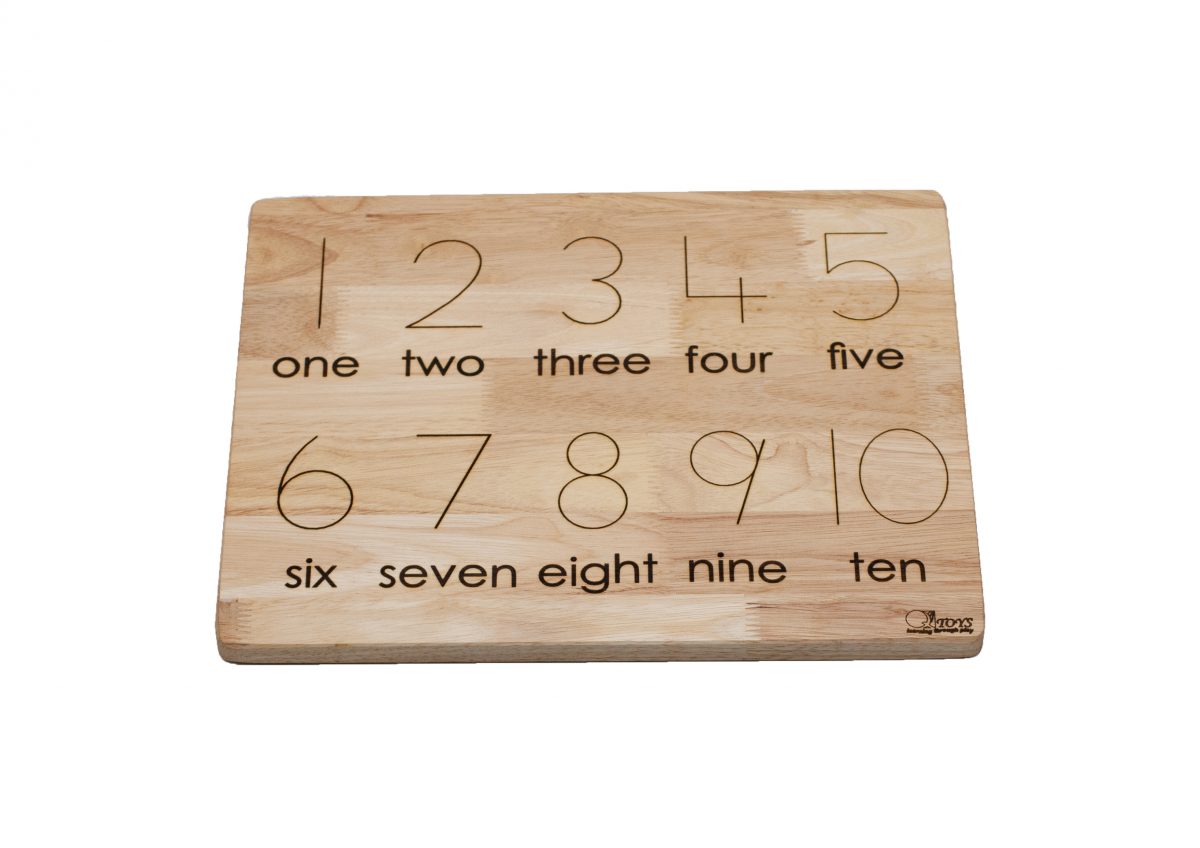 QToys 2-Sided Number Board