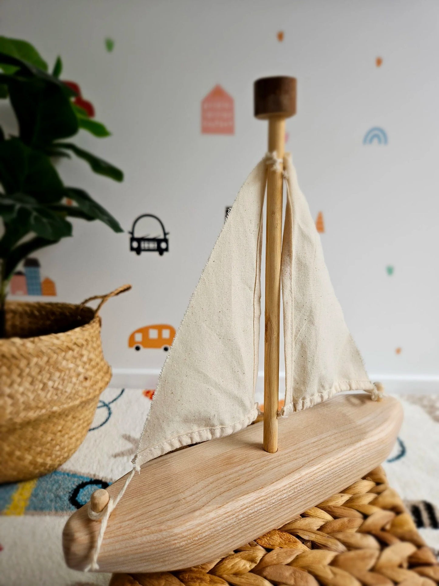 QToys EcoVoyager Recycled Tree Sailing Boat