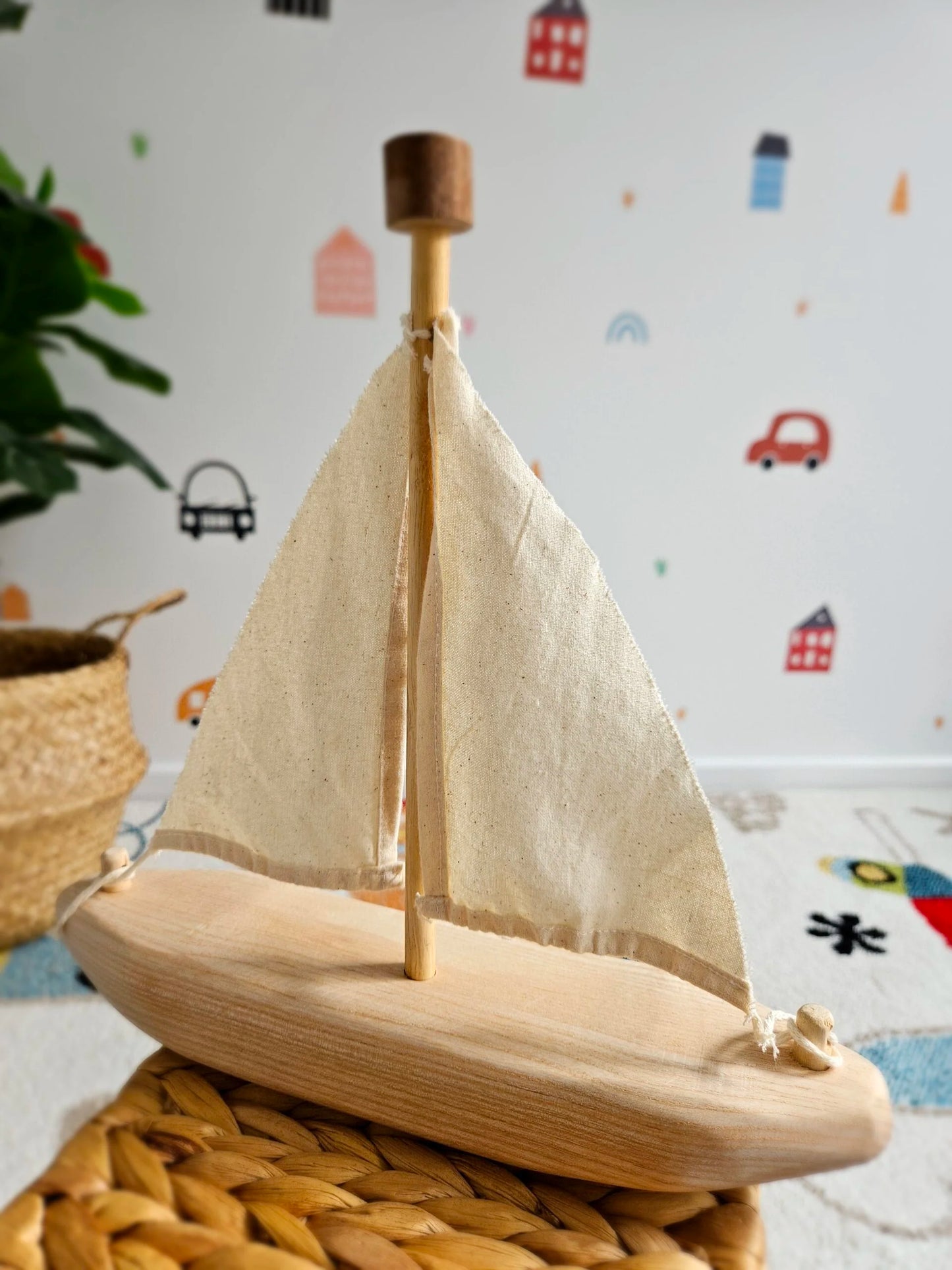 QToys EcoVoyager Recycled Tree Sailing Boat