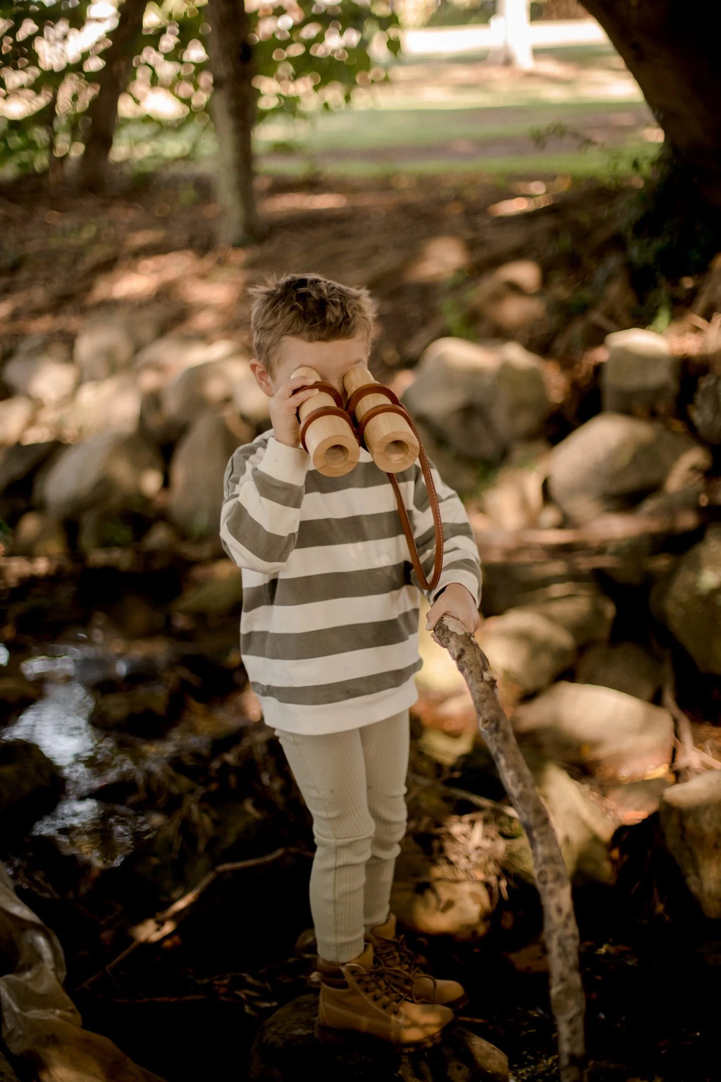 QToys Wooden Binoculars