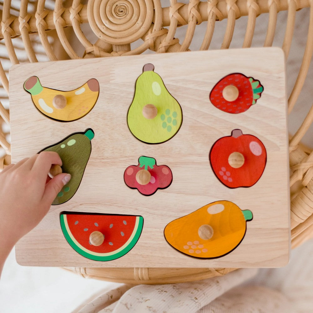 QToys Fruit Knob Puzzle